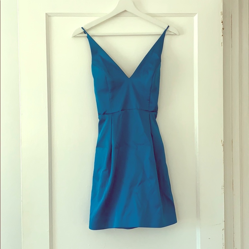 Electric Blue Topshop MIDI Dress